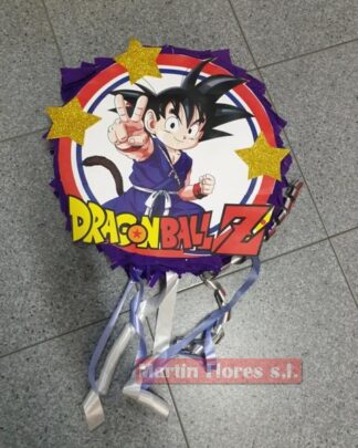 Piñata 3d manga Goku redonda