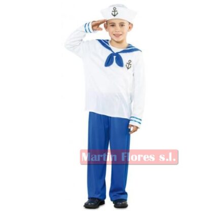 Disfraz marinero niño A blanco