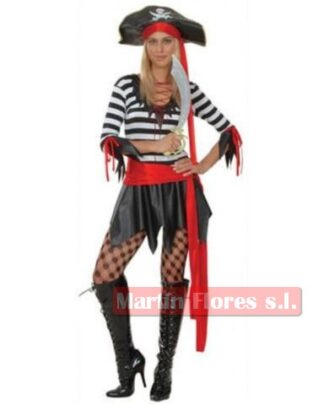 Disfraz pirata sexy vestido