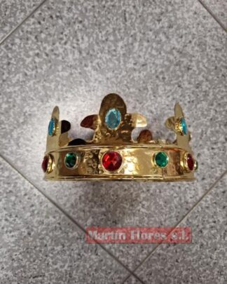 Corona rey especial dorada metálica