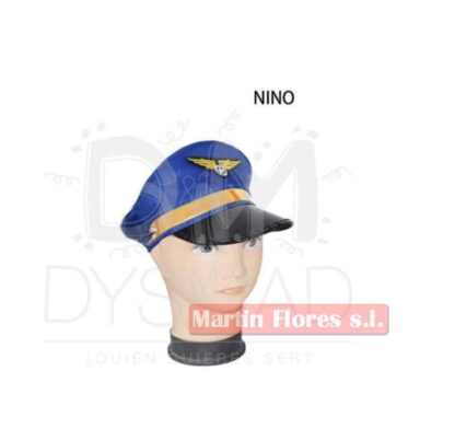 Gorra piloto avión para niños