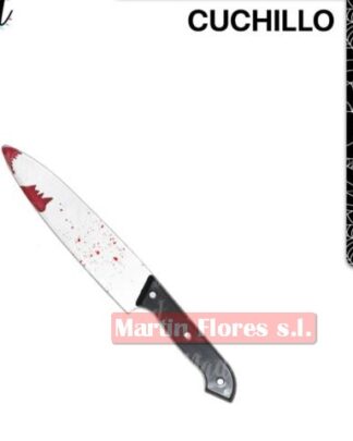 Cuchillo fino con sangre