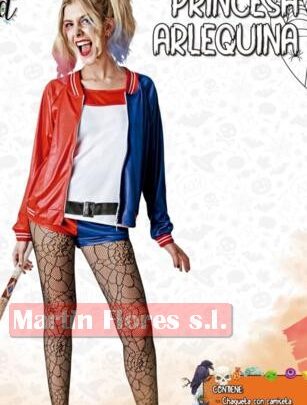 Disfraz Harley Quin Mujer