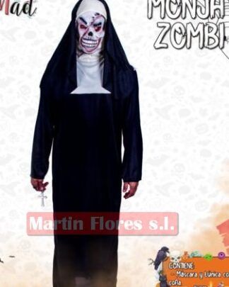 Disfraz monja zombie hombre