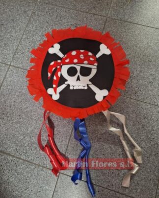 Piñata 3d pirata redonda