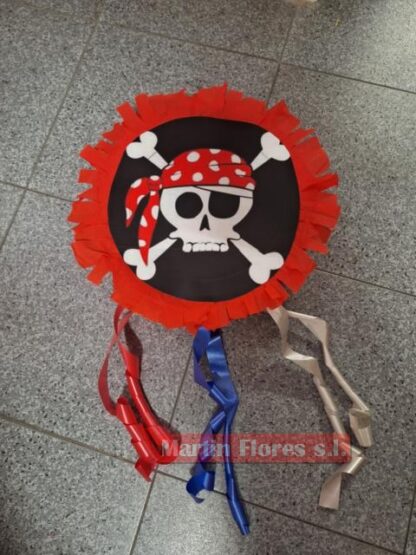 Piñata 3d pirata redonda