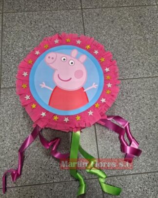 Piñata 3d redonda Peppa Pig