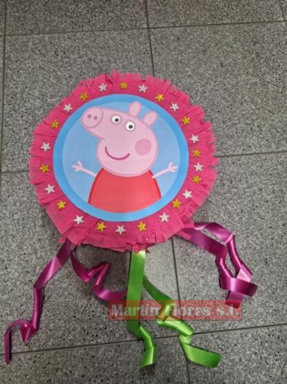 Piñata 3d redonda Peppa Pig