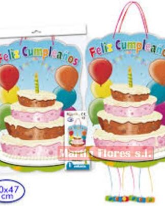 Piñata tarta Feliz cumple